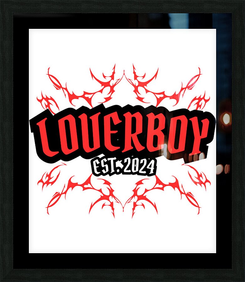 Loverboy 37 Picture Frame print