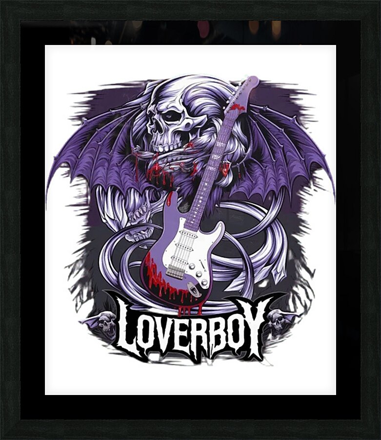 Loverboy 38 Picture Frame print