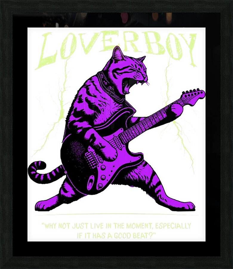 Loverboy 40 Picture Frame print