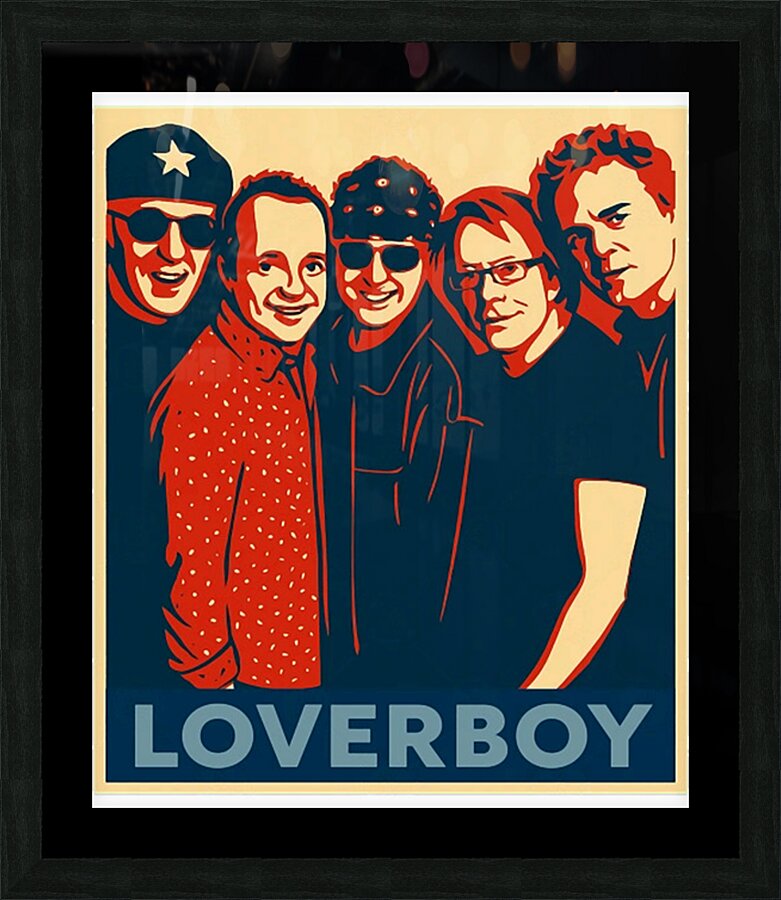 Loverboy 41 Picture Frame print