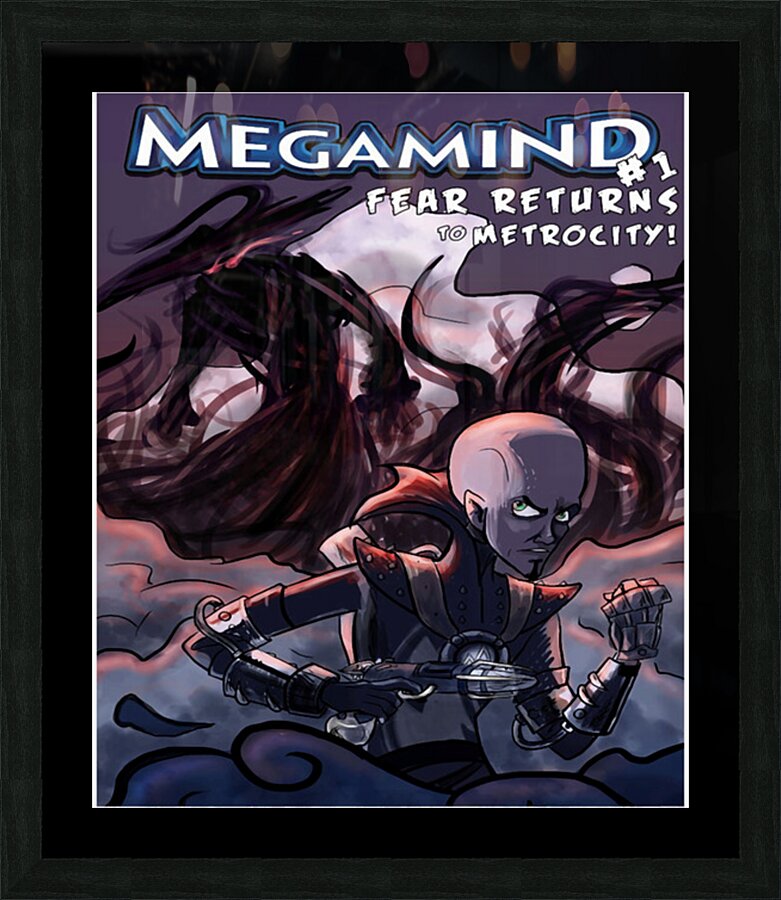 Megamind 9 Picture Frame print
