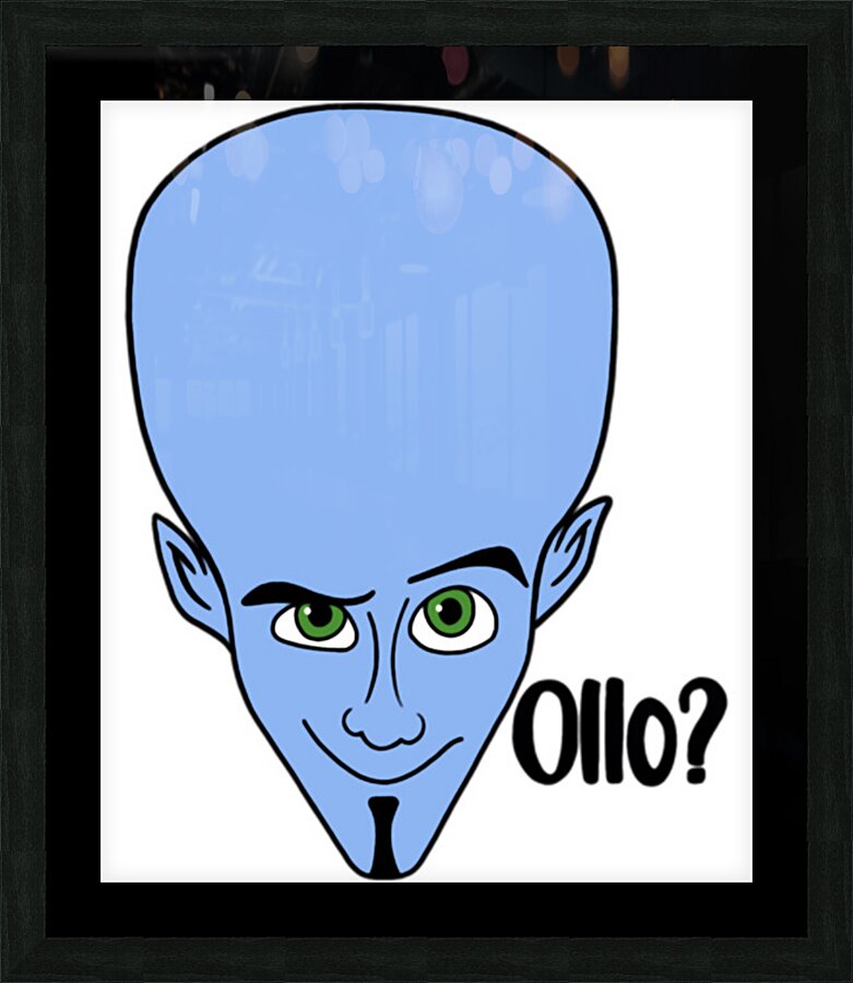 Megamind 31 Picture Frame print
