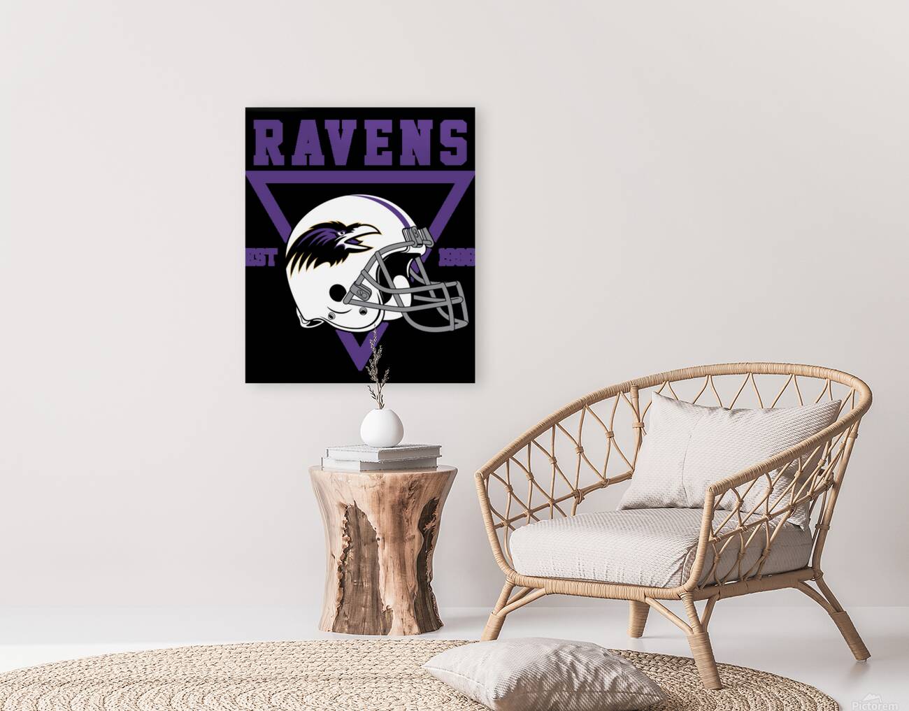 Baltimore Ravens 18 Reproduction