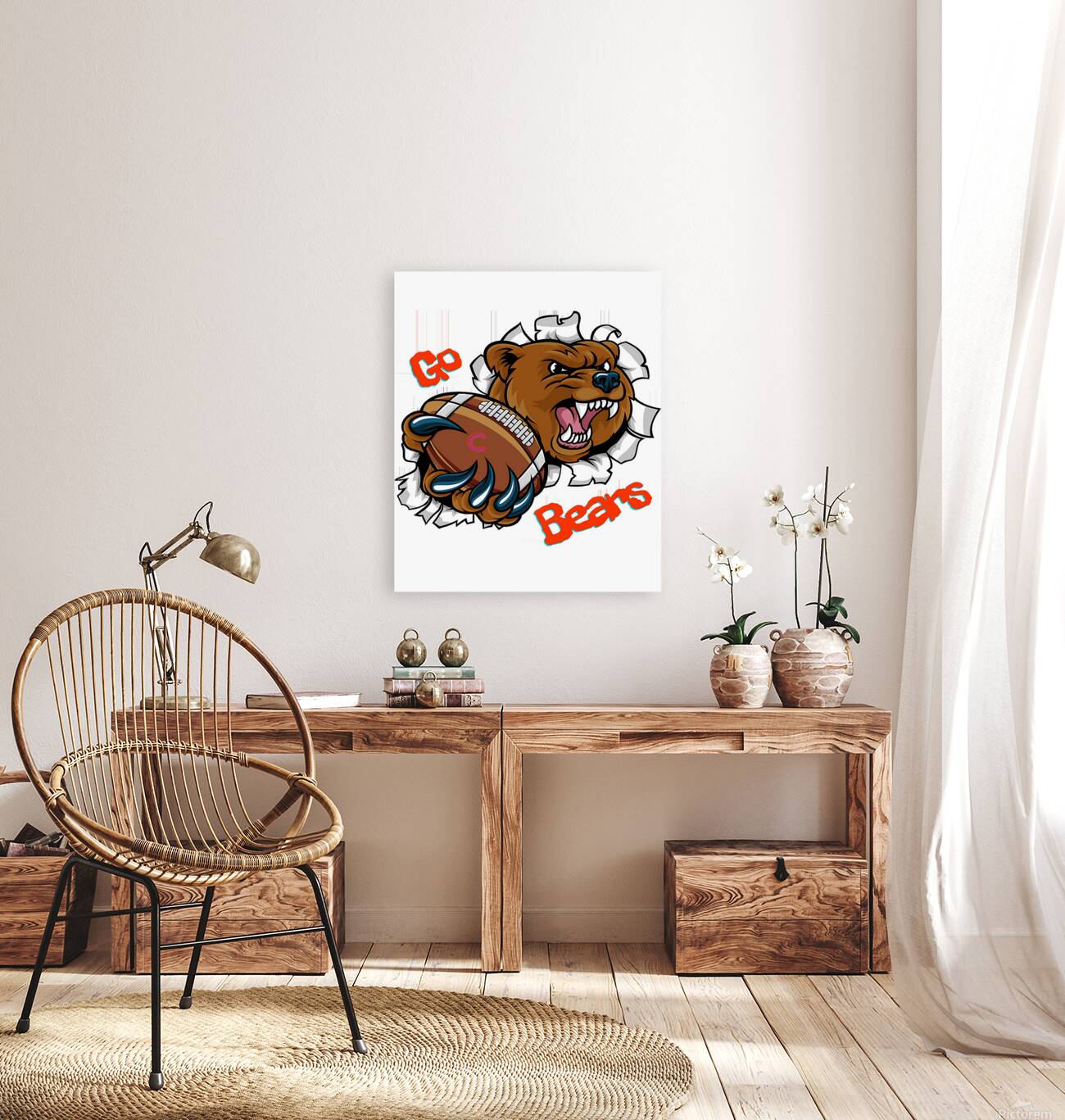 Chicago Bears 18 Reproduction
