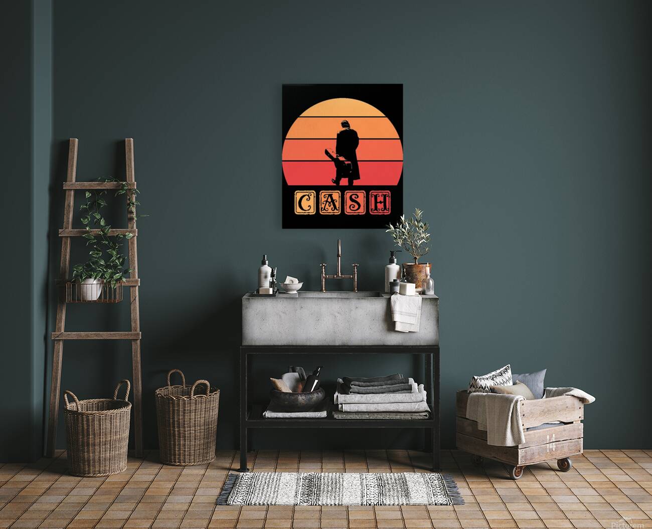 Johnny Cash 18 Reproduction