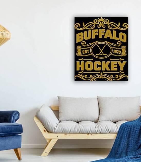 Vintage Buffalo Hockey by KhoaNguyen