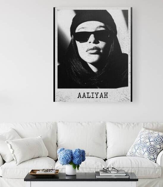Aaliyah Minimalist Fanart by KhoaNguyen