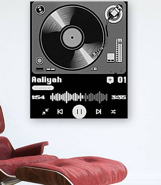 Aaliyah Vintage Turntable Music by KhoaNguyen