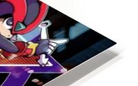 Mega Man 17 HD Metal print