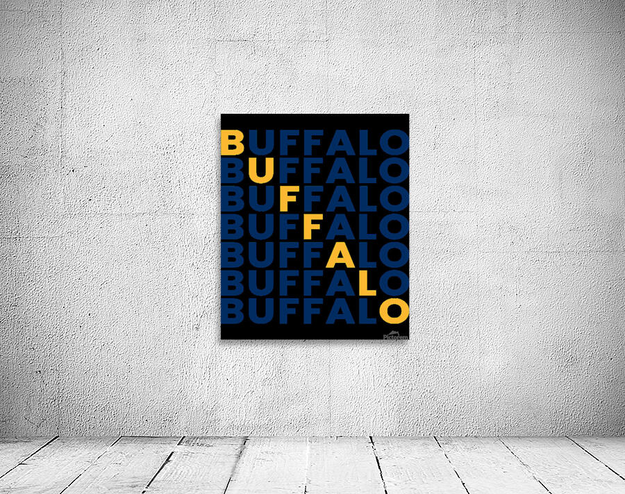 buffalo text Wall Preview