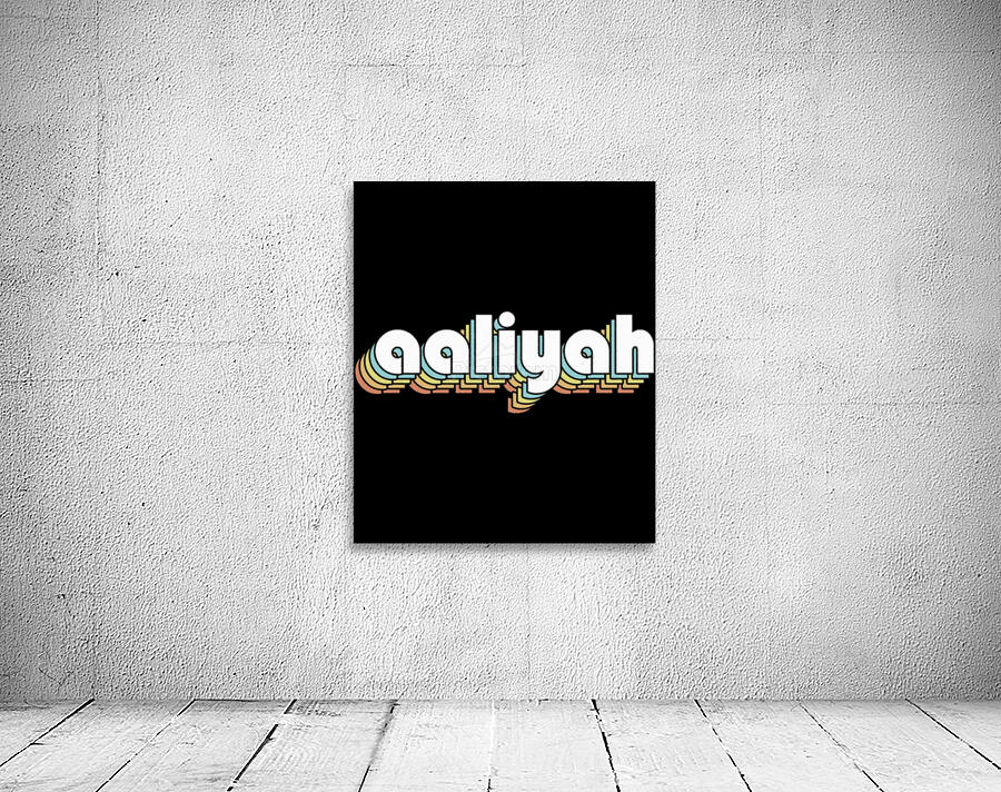 Aaliyah Retro Wall Preview
