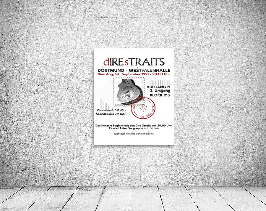 Dire Straits 54 Wall Preview