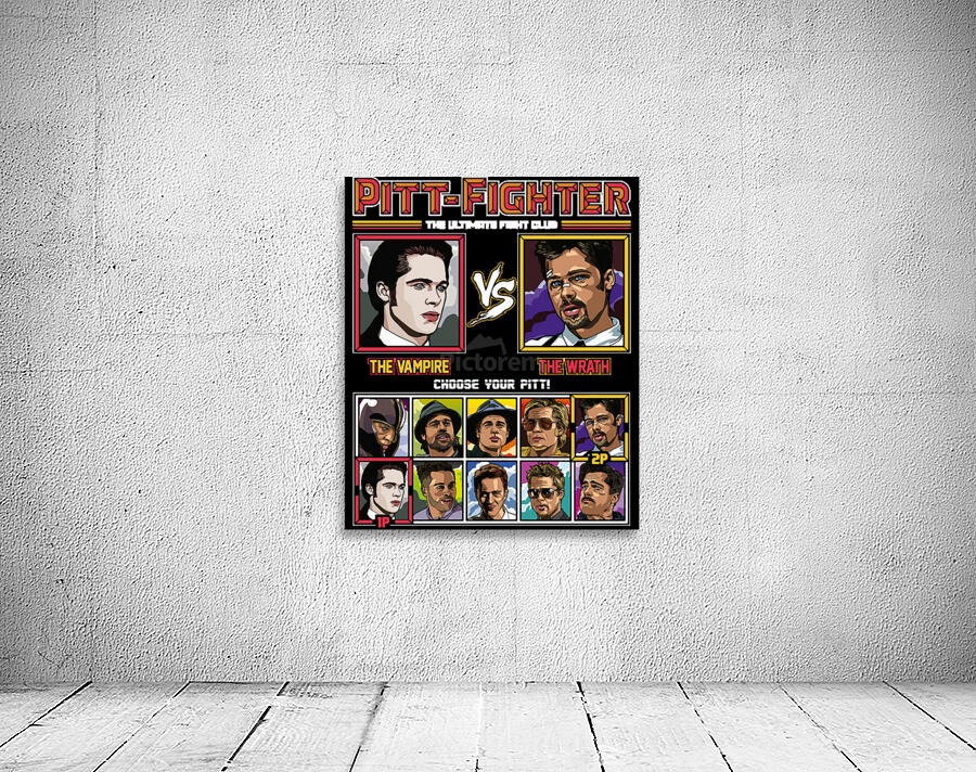Brad Pitt 64 Wall Preview