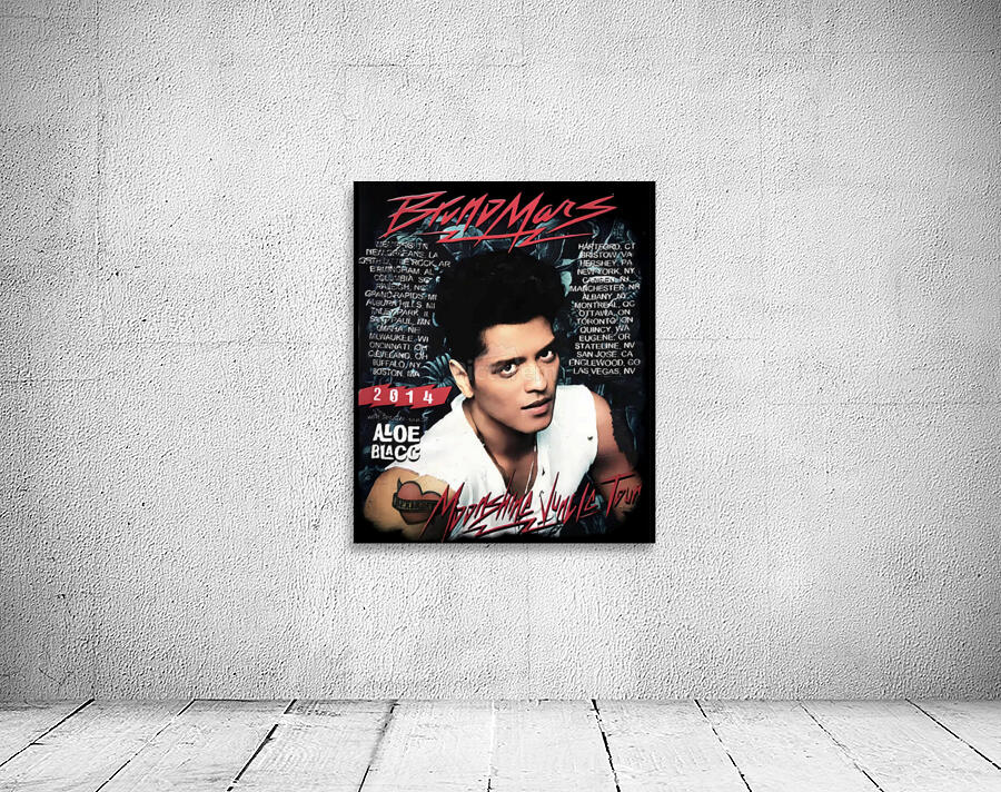 Bruno Mars 21 Wall Preview