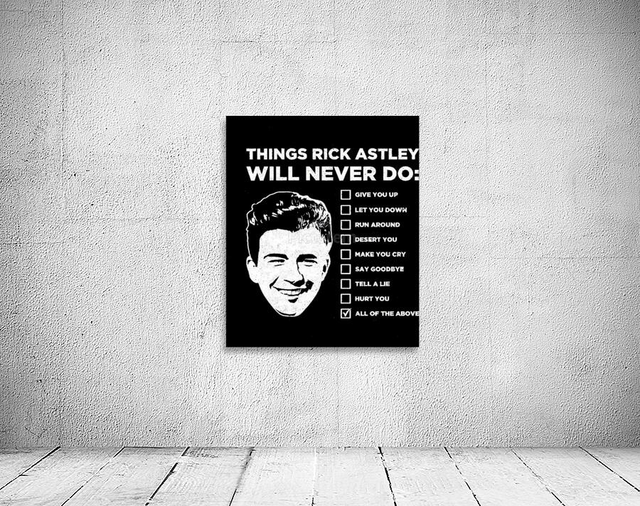 Rick Astley 45 Wall Preview