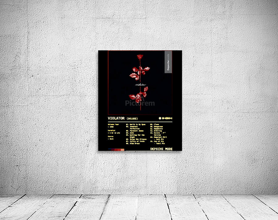 Depeche Mode 10 Wall Preview