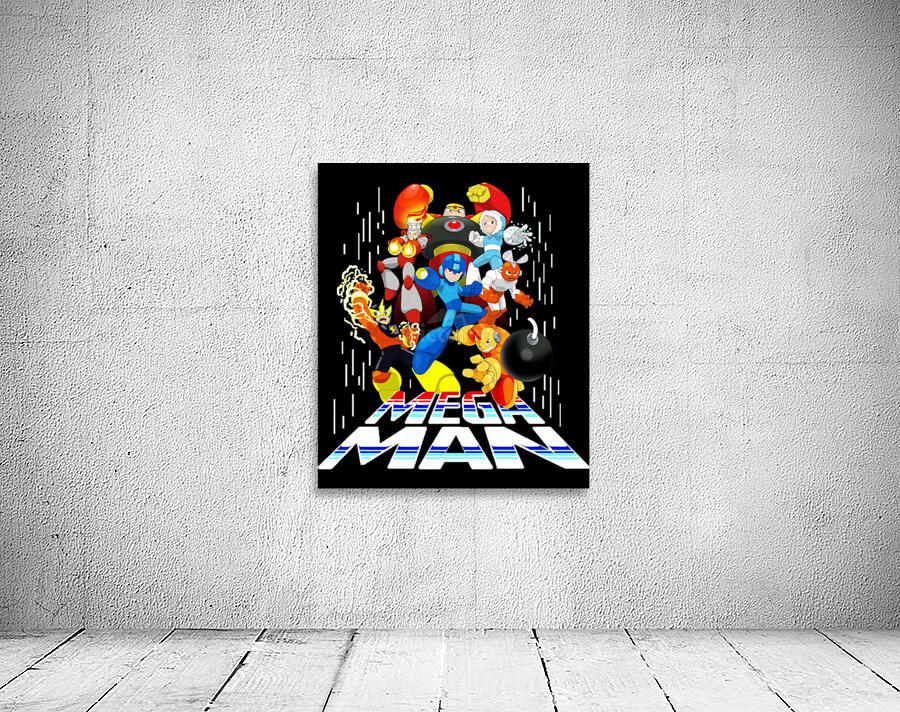 Mega Man 4 Wall Preview