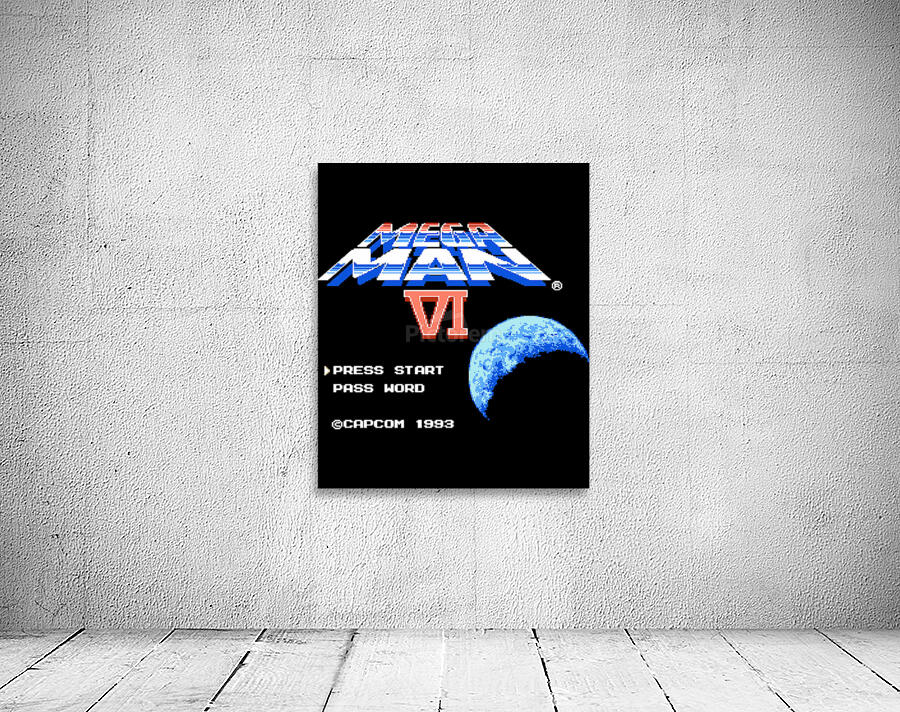 Mega Man 20 Wall Preview