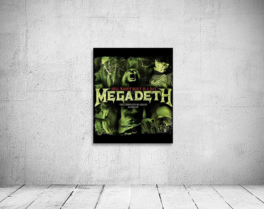 Megadeth 33 Wall Preview