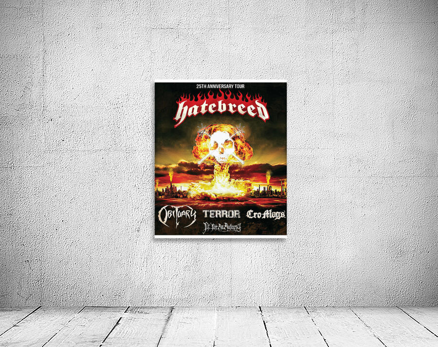 Hatebreed 8 Wall Preview