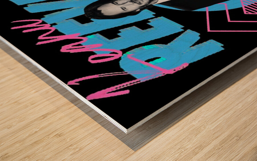 Keanu Reeves 58 Wood print