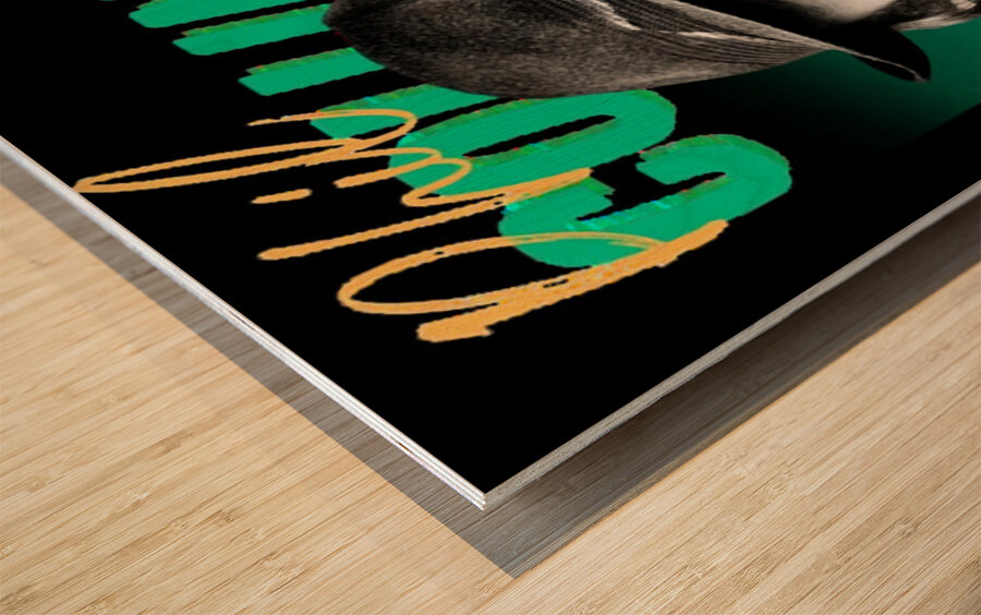 Phil Collins 22 Wood print