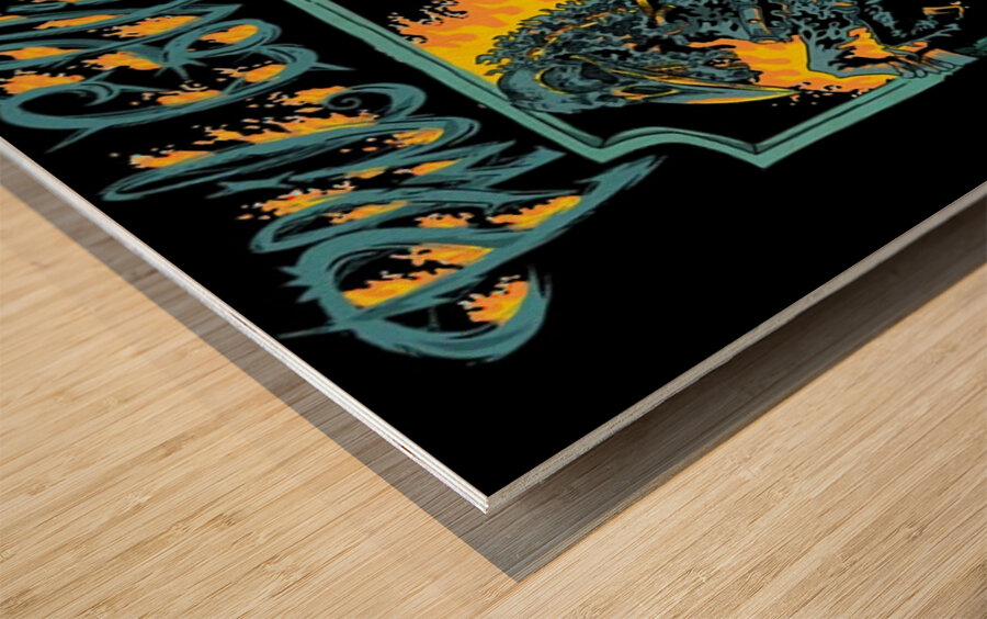 Phil Collins 24 Wood print
