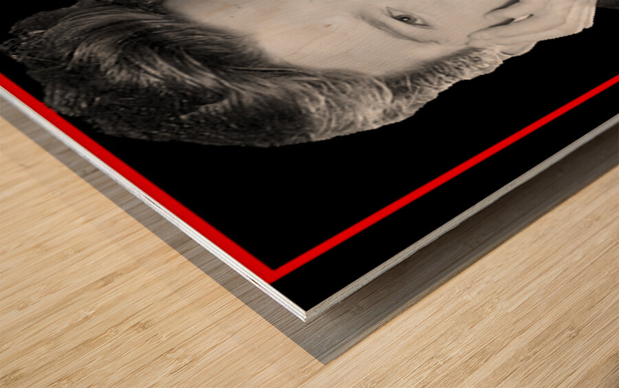 Rick Astley 35 Wood print