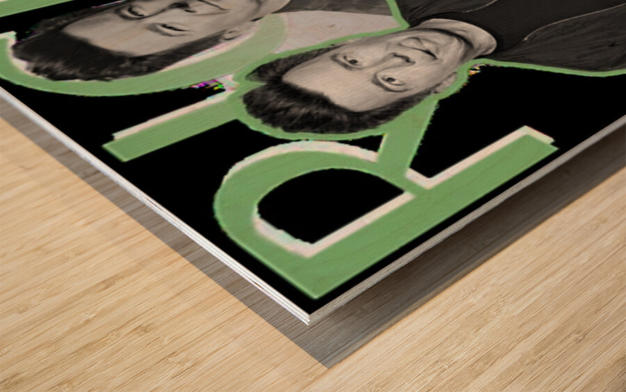 Rick Astley 41 Wood print