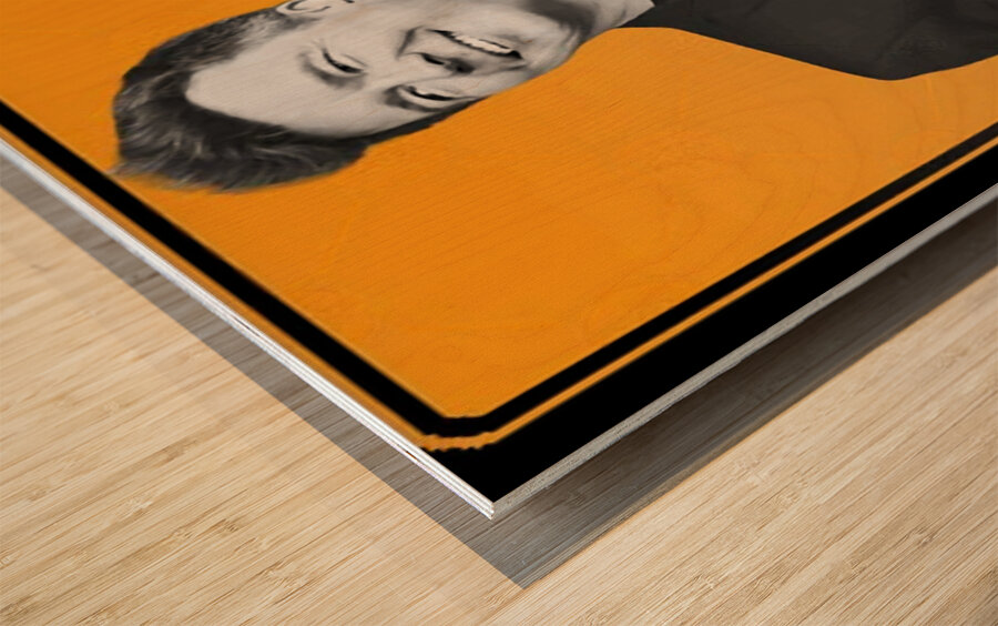 Rick Astley 46 Wood print