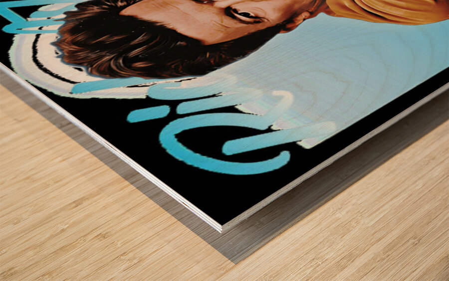Rick Astley 47 Wood print