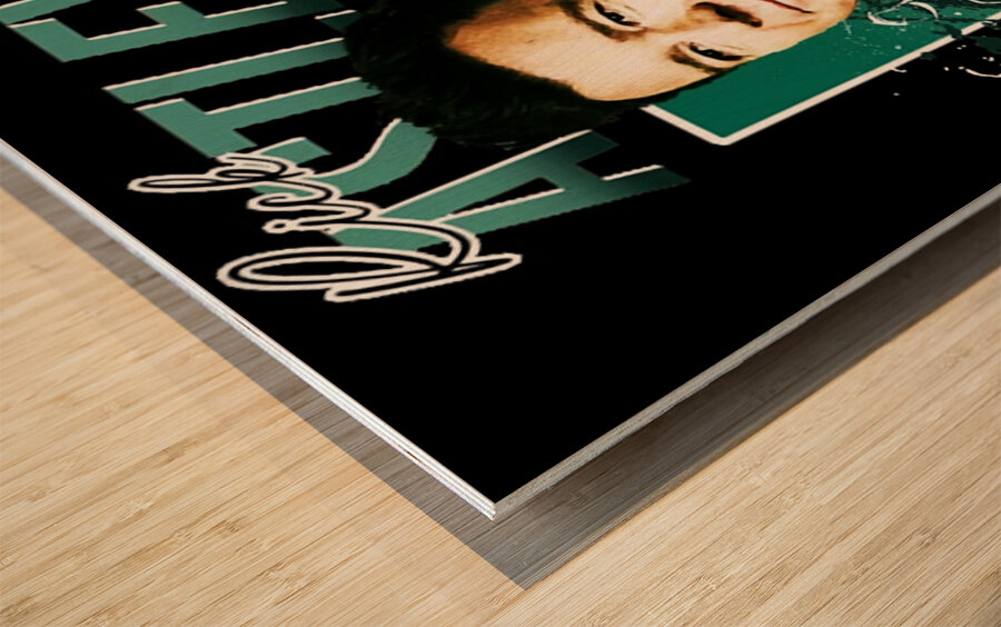 Rick Astley 52 Wood print