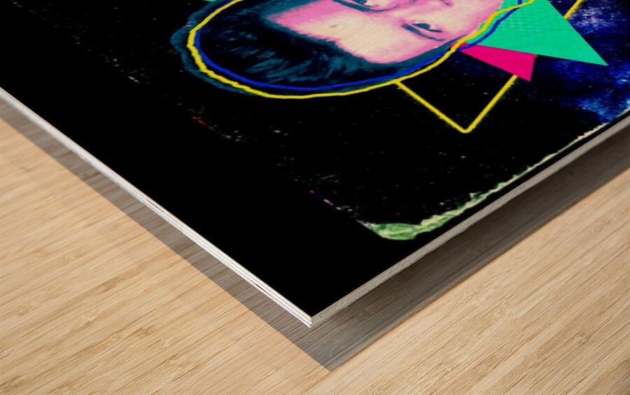 Rick Astley 53 Wood print