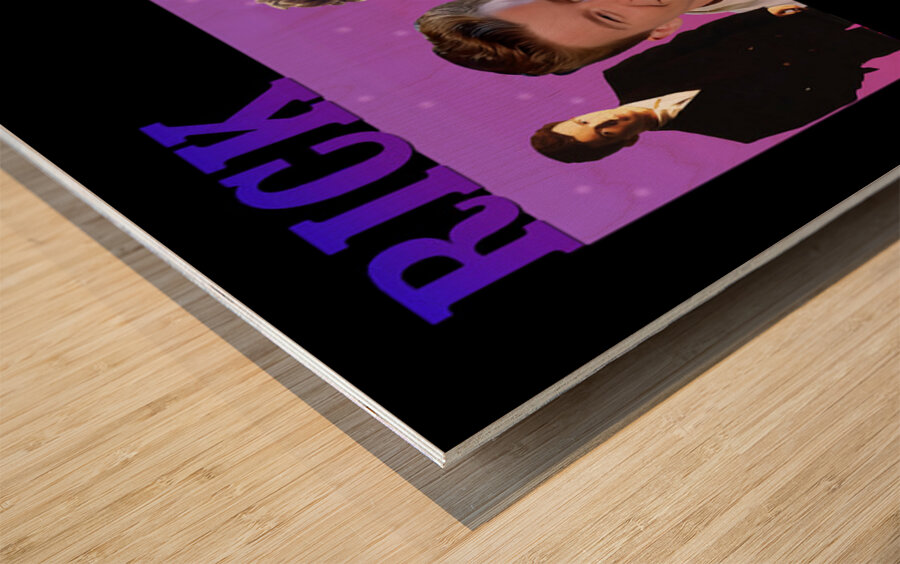 Rick Astley 54 Wood print