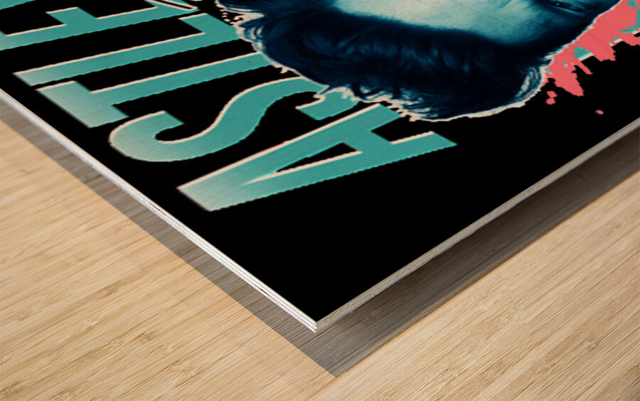 Rick Astley 59 Wood print
