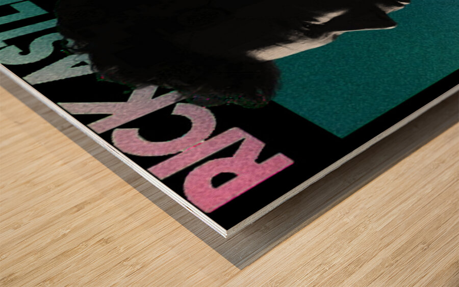 Rick Astley 62 Wood print