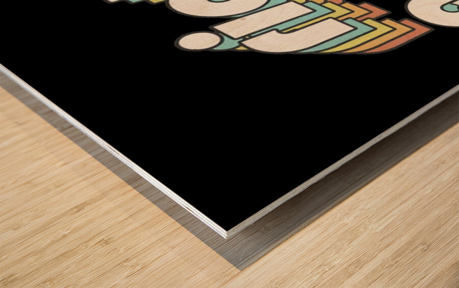Rick Astley 70 Wood print