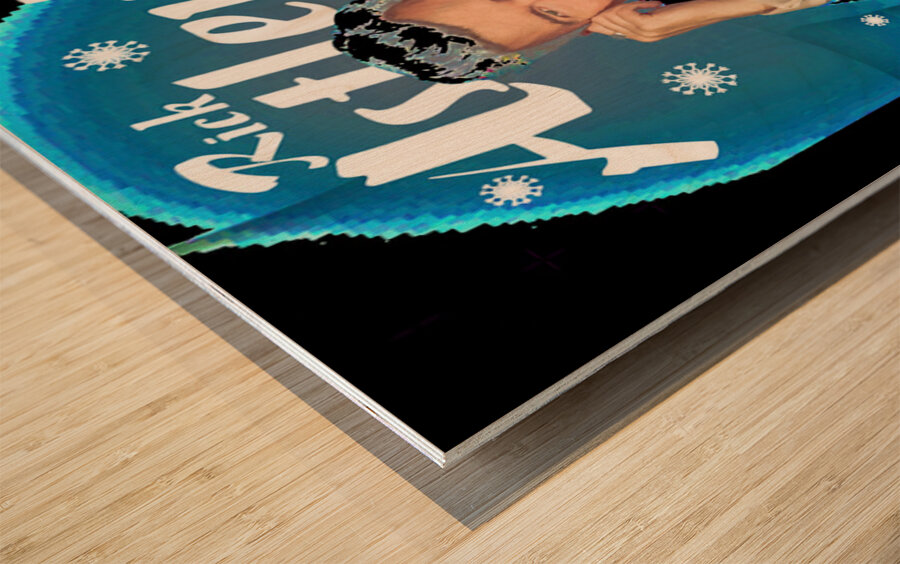 Rick Astley 74 Wood print