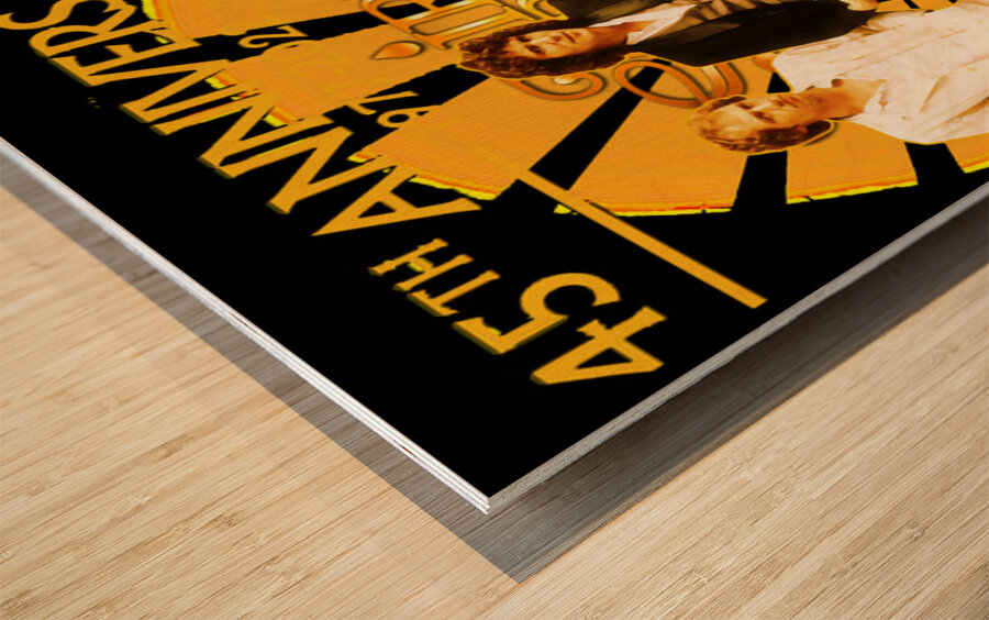 Dire Straits 25 Wood print