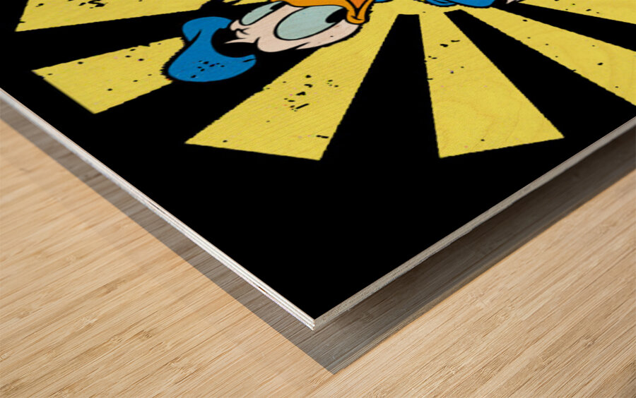 Donald Duck 37 Wood print