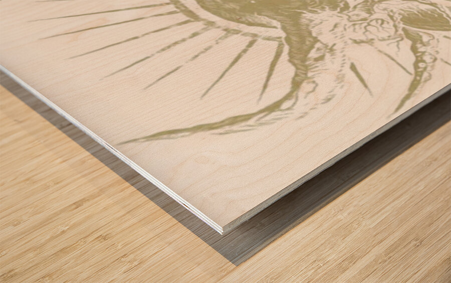 Behemoth 27 Wood print