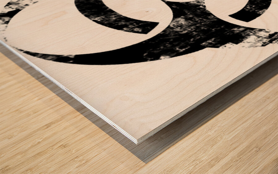 BIOHAZARD 55 Wood print