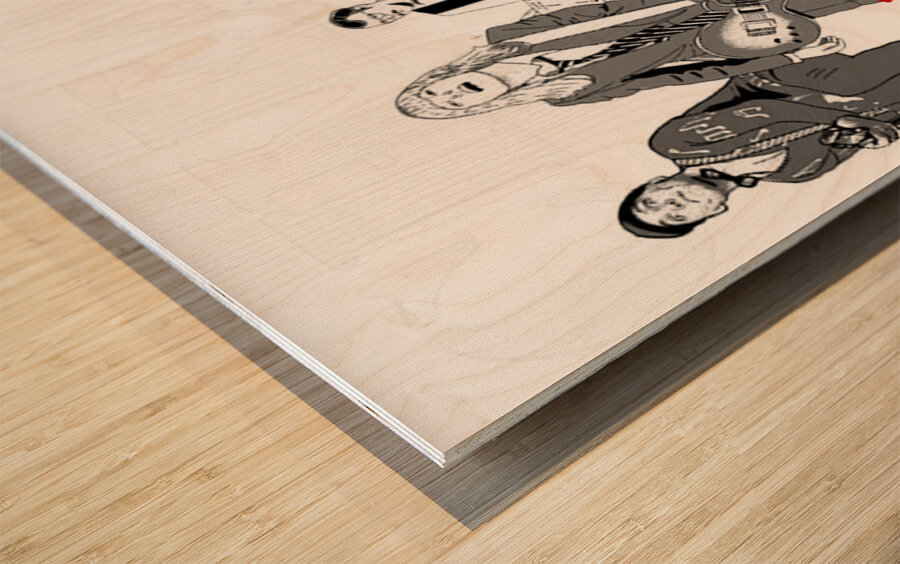 Cheap Trick 41 Wood print