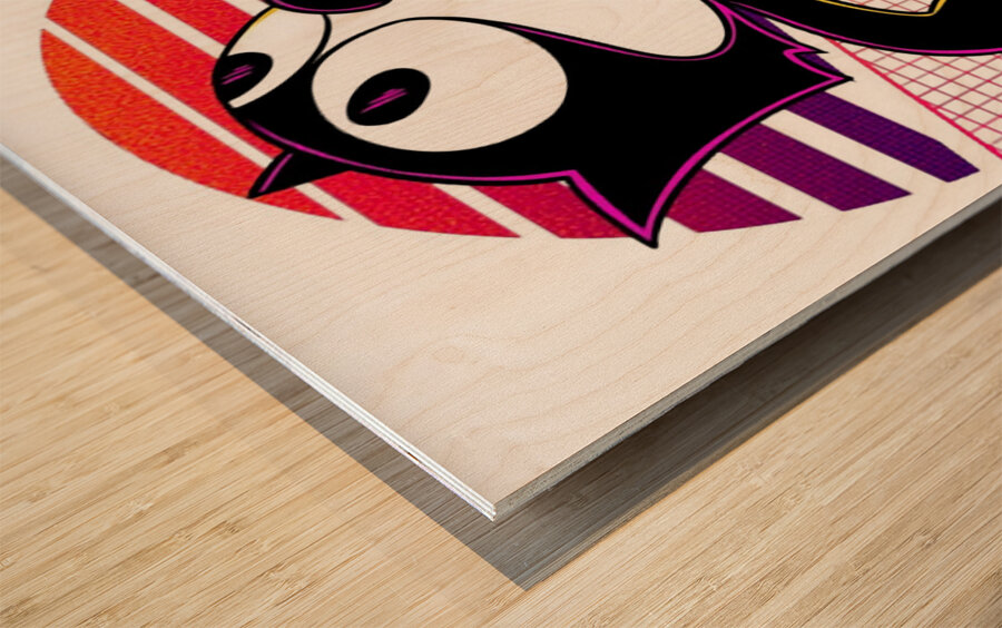 Felix the Cat 30 Wood print