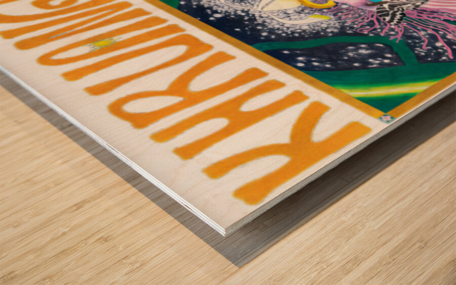 Khruangbin 16 Wood print