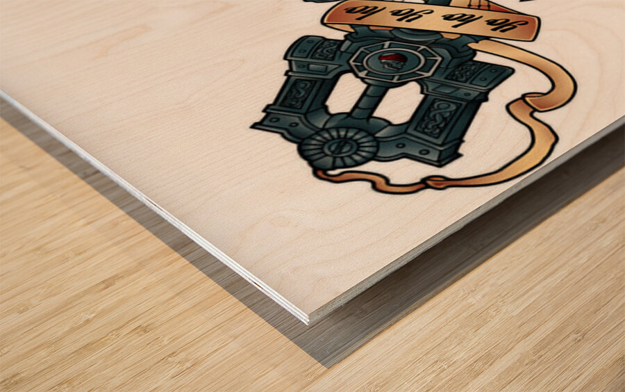 Kingdom Hearts 36 Wood print