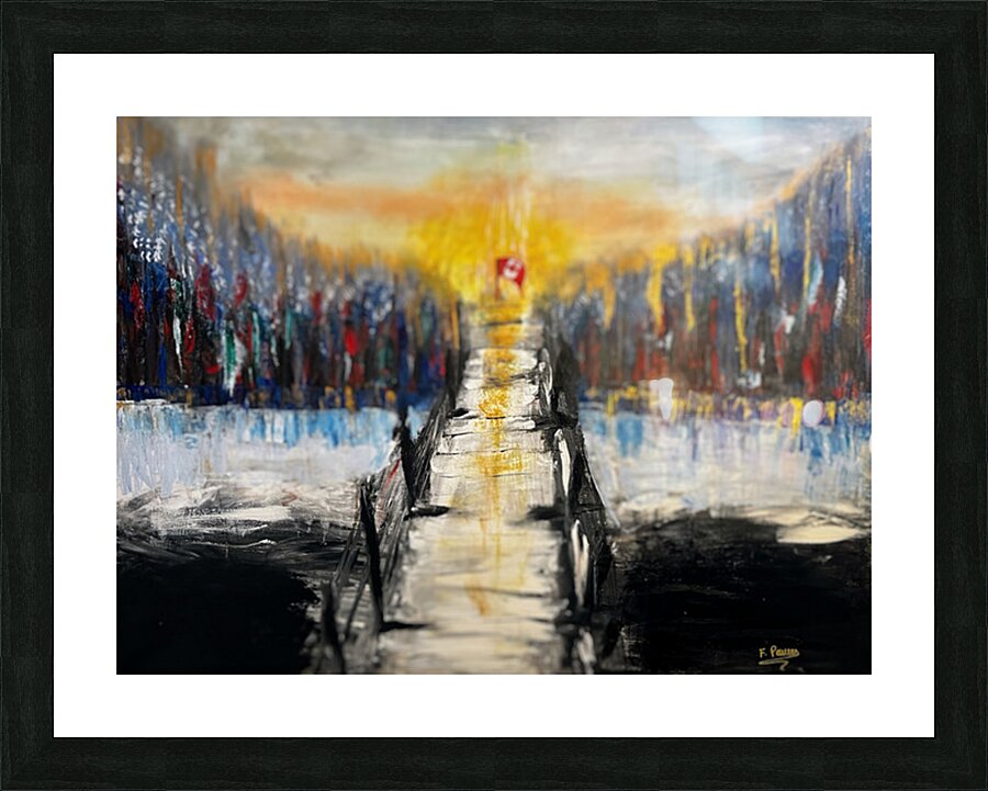 Flag Day Picture Frame print