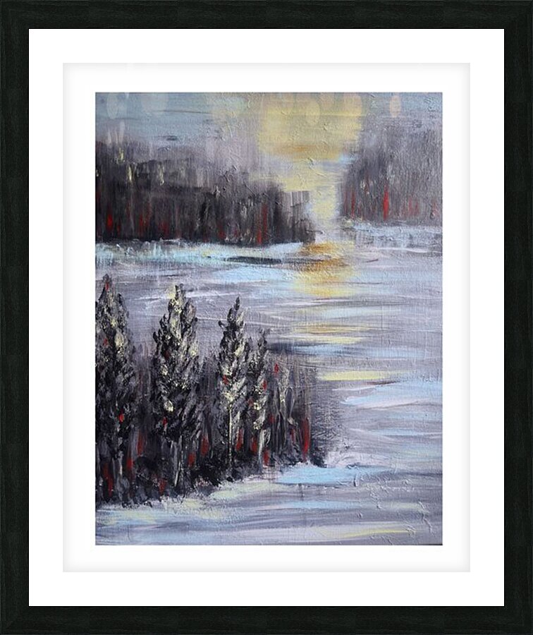 Winter Picture Frame print