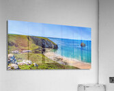 Tranquility Unleashed: The Magnificence of Trebarwith Beach and Gull Rock Acrylic Print