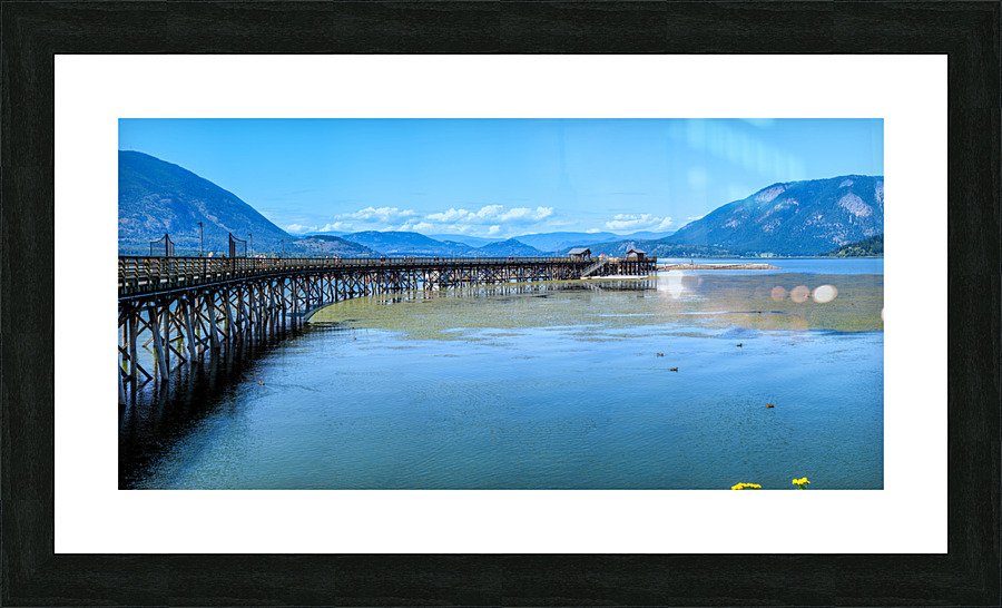 Tranquility at Salmon Arm Pier Picture Frame print